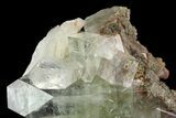 Zoned Apophyllite Crystals With Stilbite - India #72079-2